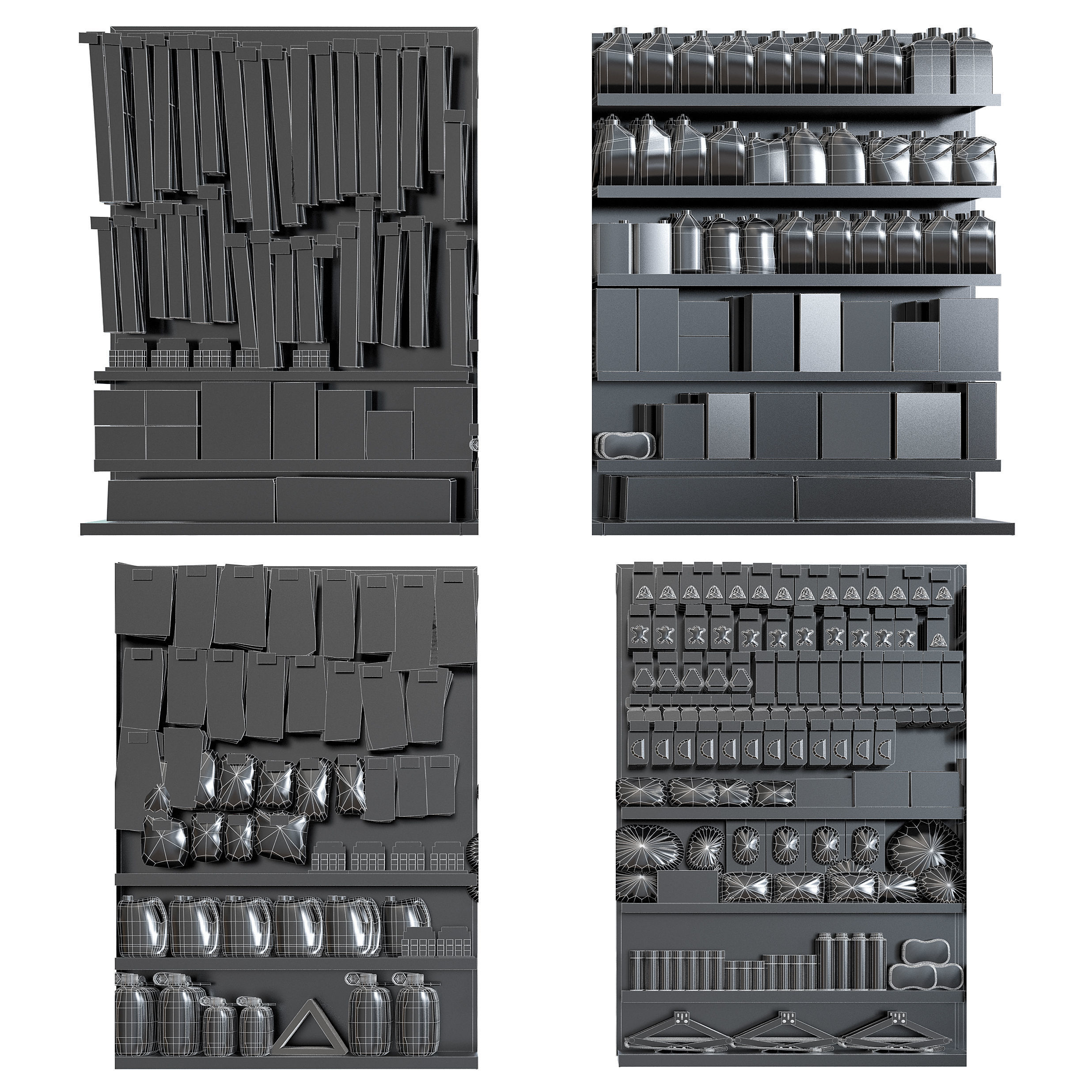 Car accessories 2 3D model_5