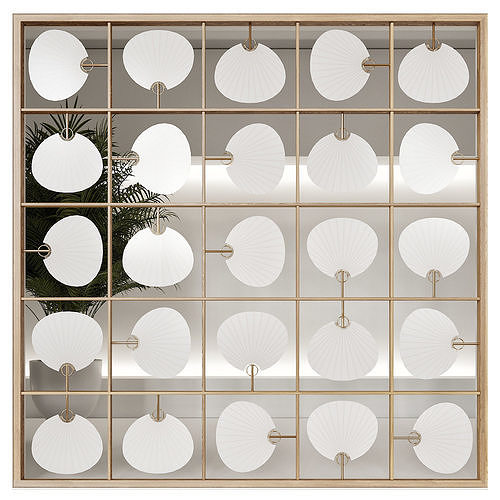 Fan partition 3D model