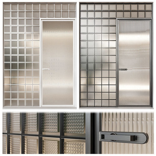 Glass Italia glass blocks 3D model
