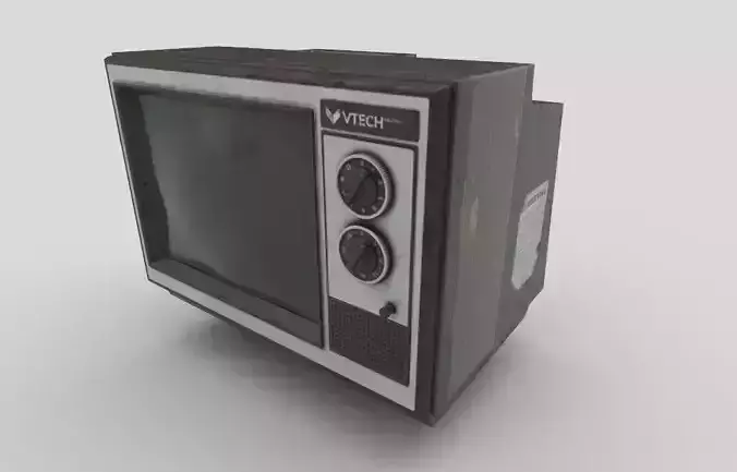Television tv cabinet Low-poly 3D model