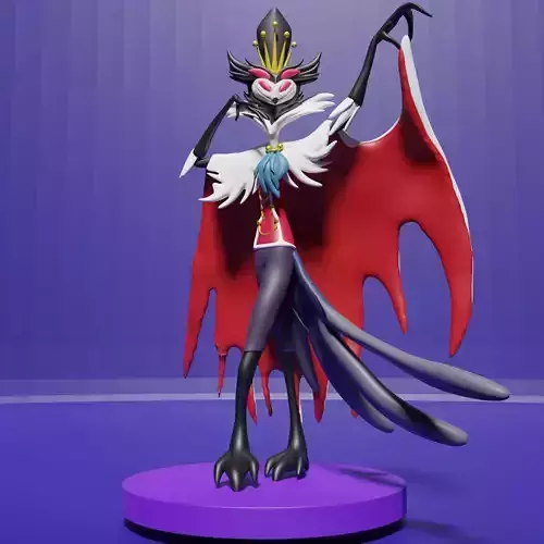 Stolas helluva boss Model 3D pintable 3D print model