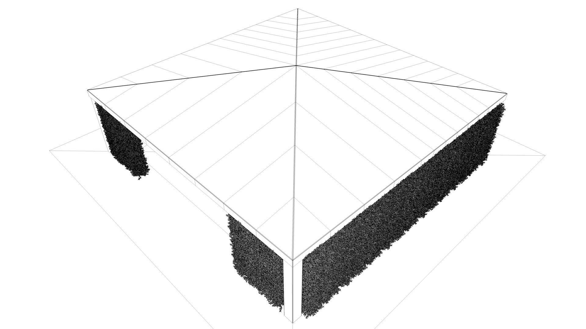 Pool Cabana 3D model_4