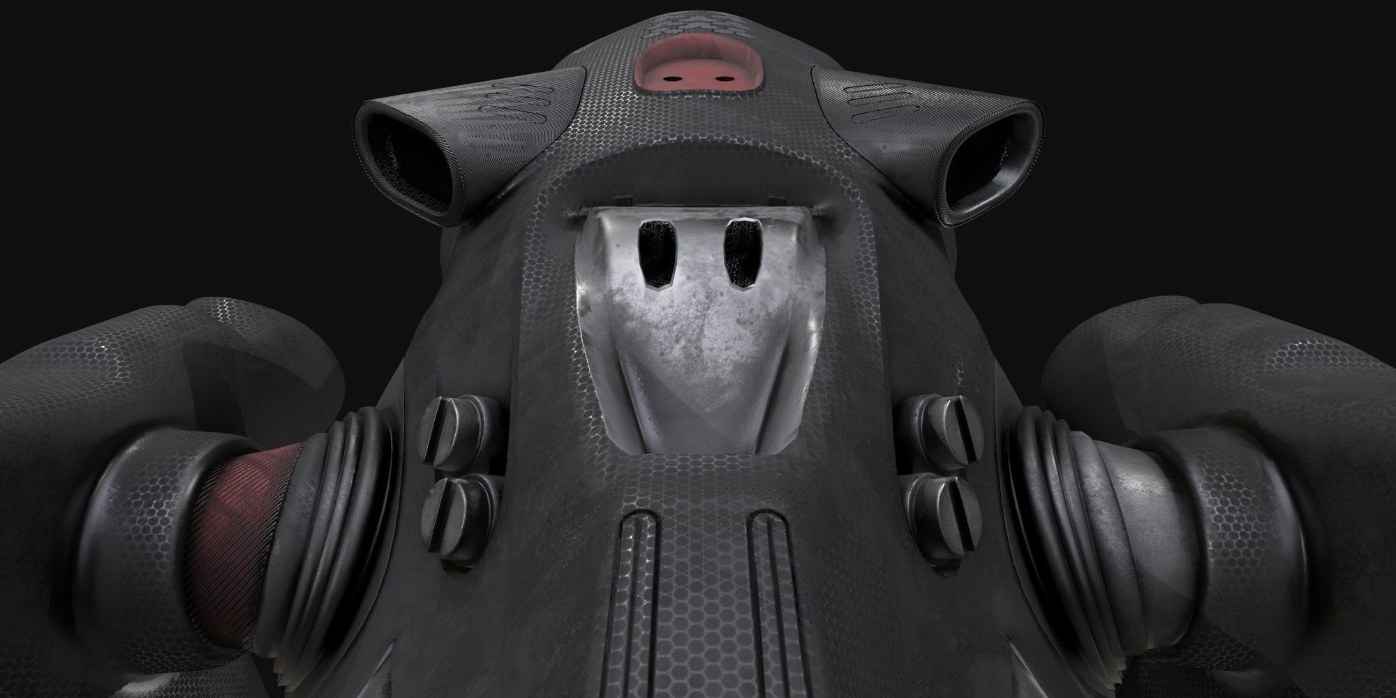 Sci fi ship Low-poly 3D model_18