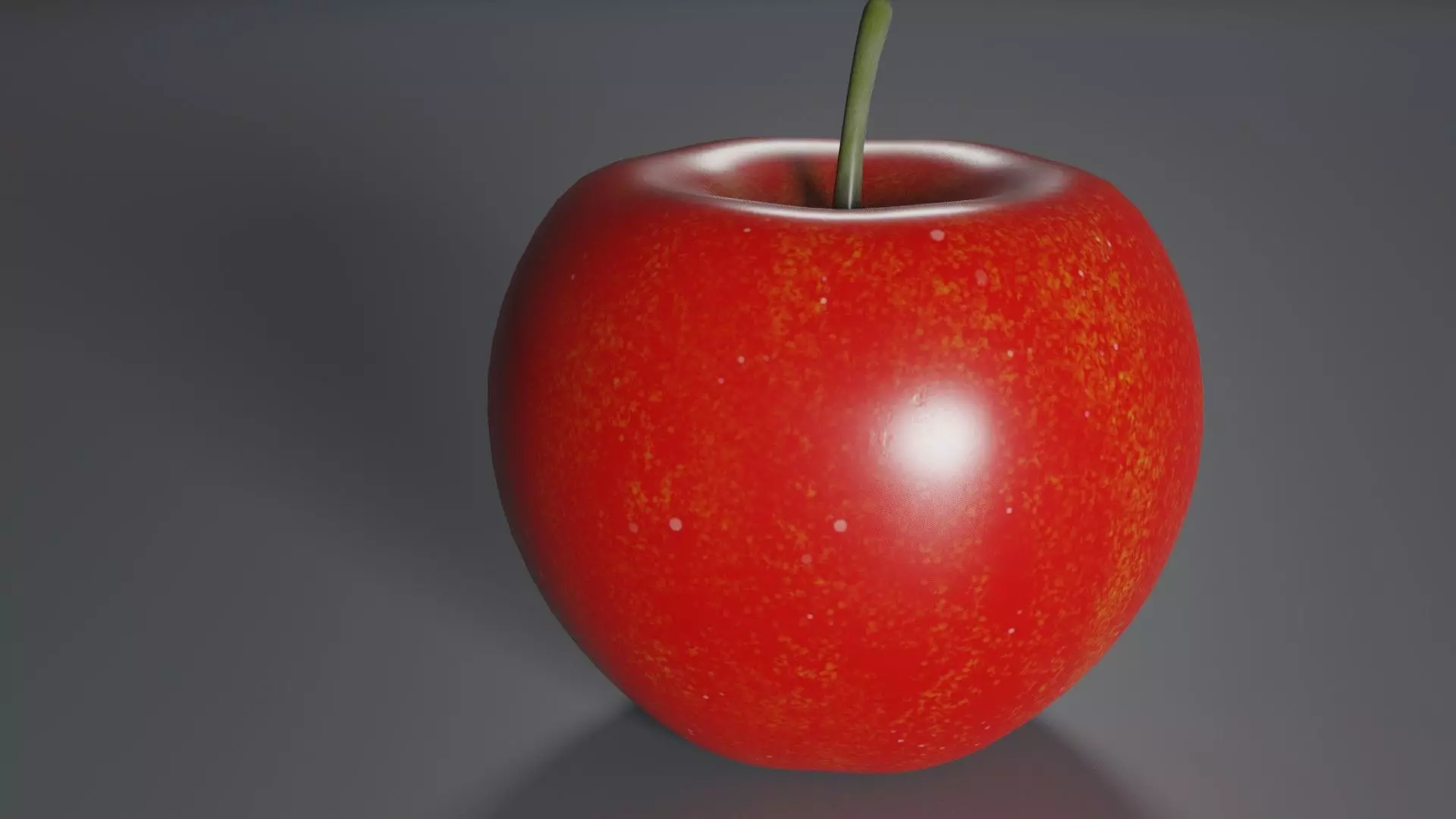 Apple Red 3D model_0