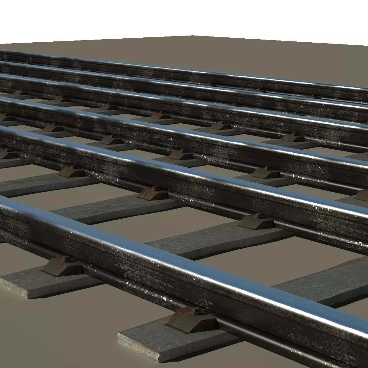 Rails Models 3D model