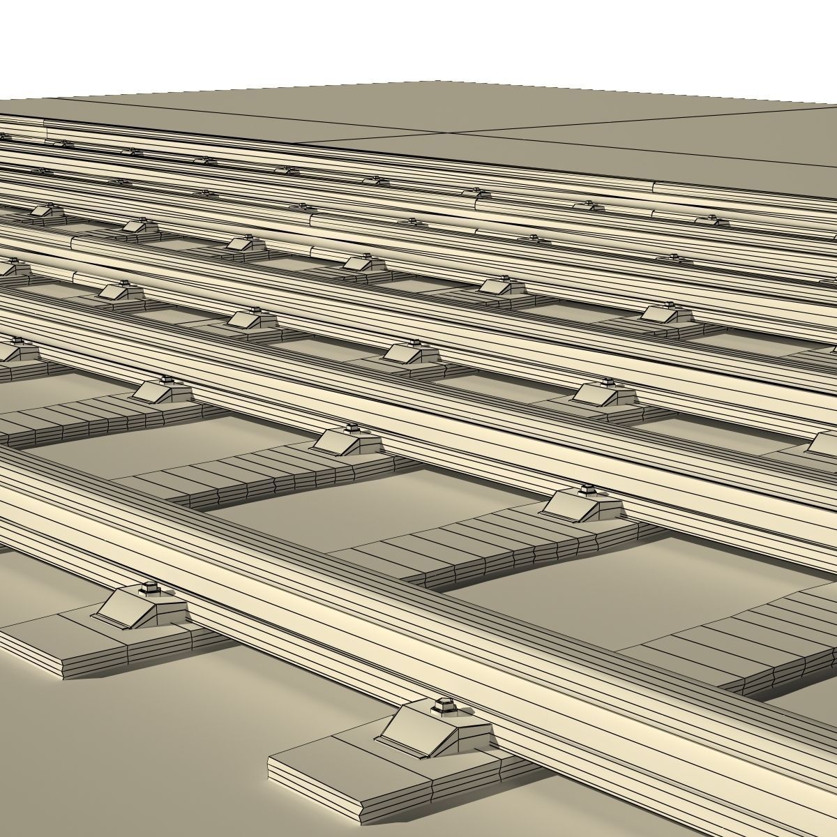 Rails Models 3D model CGTrader