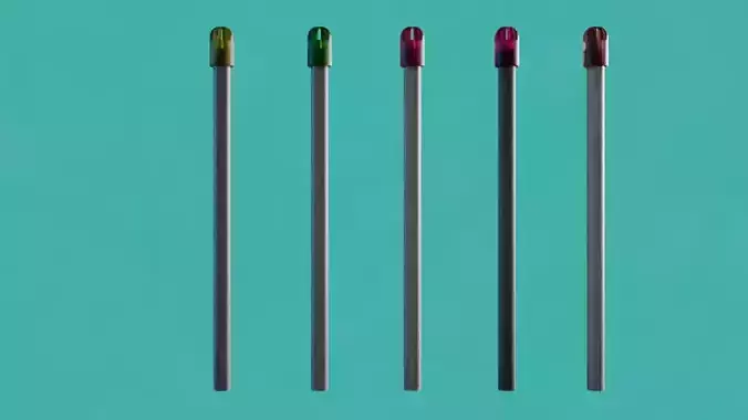  Saliva Ejector Suction Tips 3D model