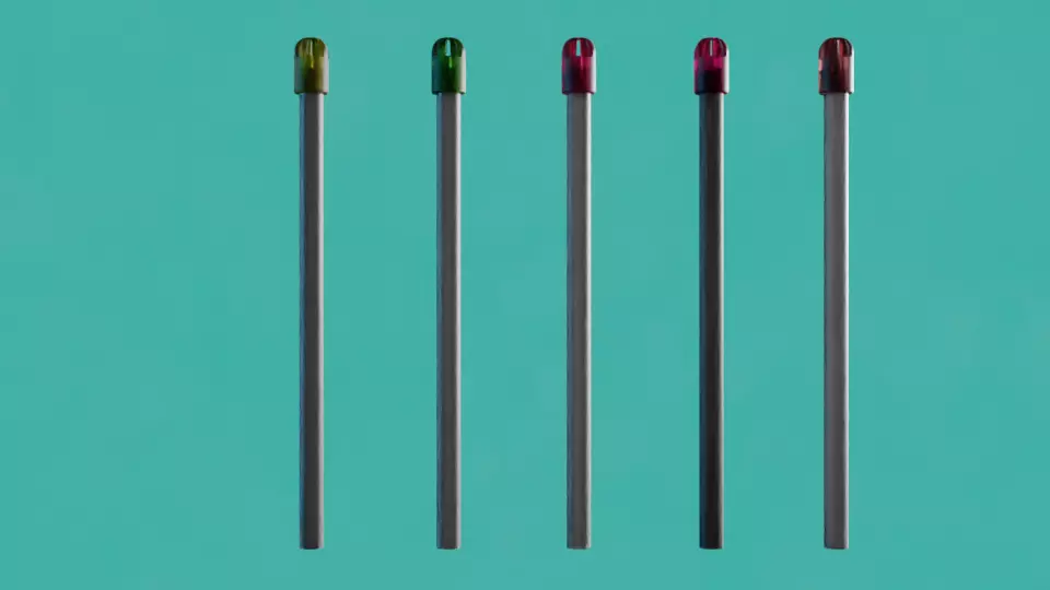 Saliva Ejector Suction Tips 3D model_0