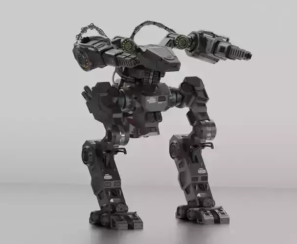 3D Sci-Fi Mecha Pack X2 3D model