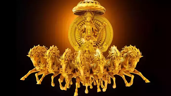 god surya bhagavan 3D model