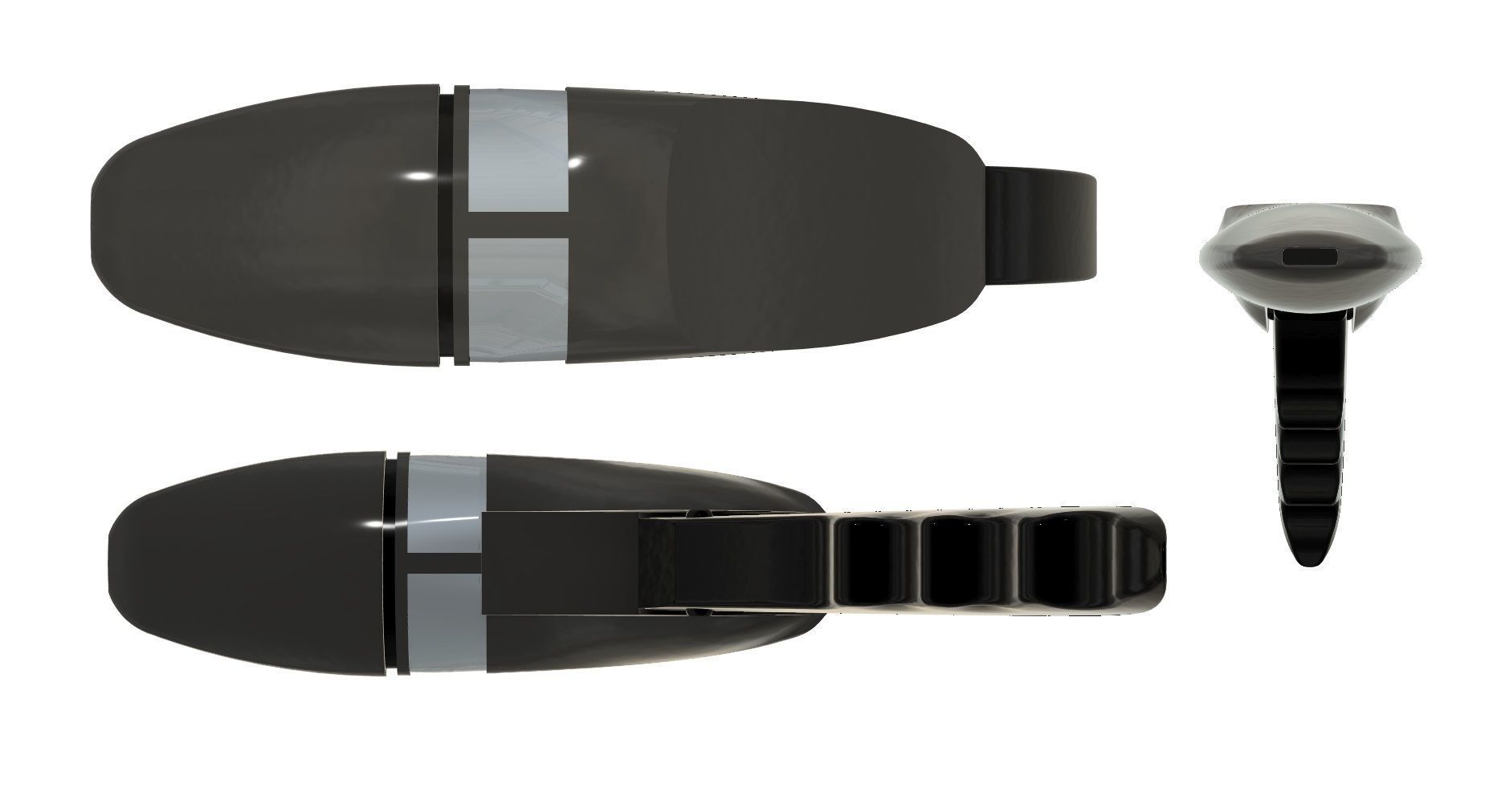 Babylon 5 Pilot Episode Pistol 3D print model_4