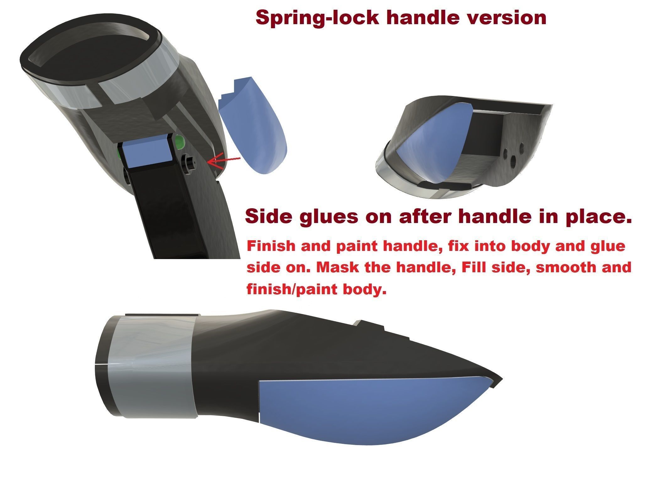 Babylon 5 Pilot Episode Pistol 3D print model_11