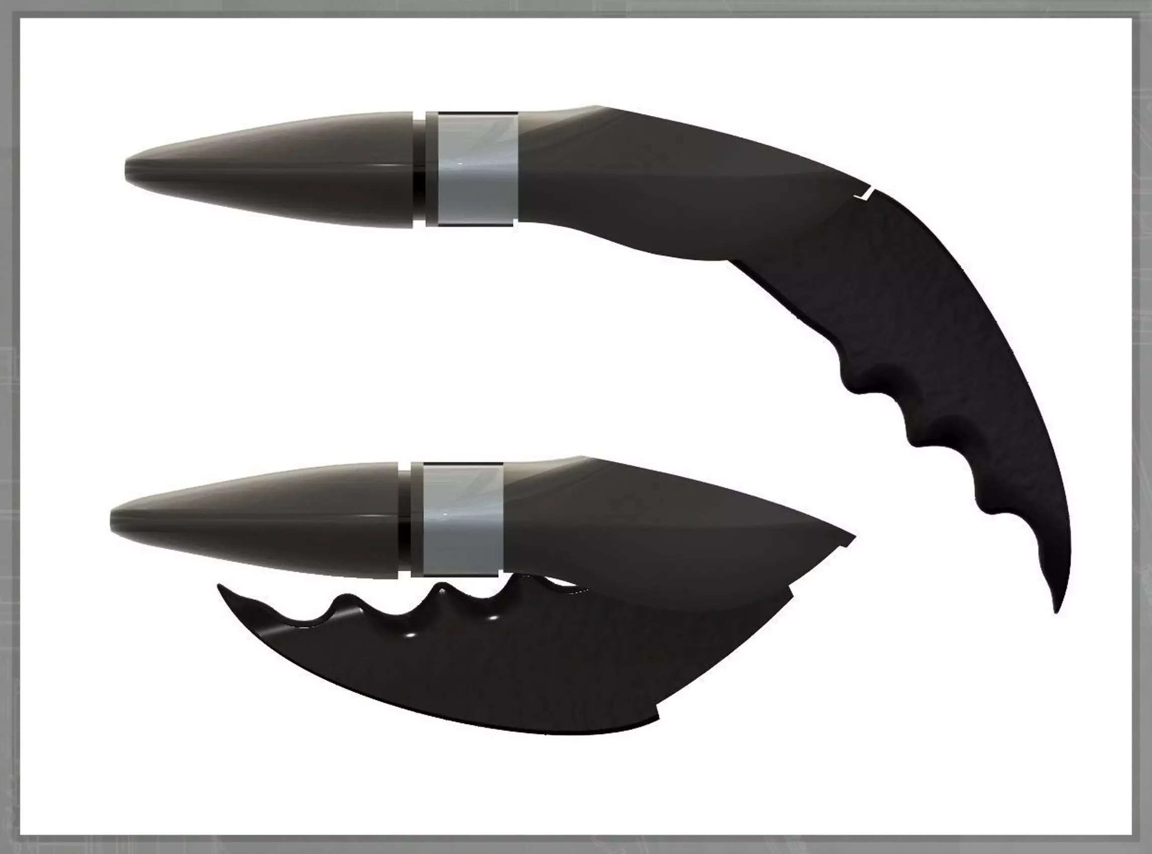 Babylon 5 Pilot Episode Pistol 3D print model_0