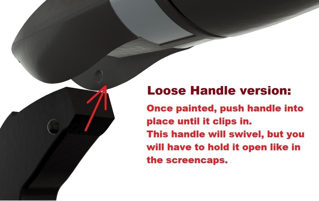 Babylon 5 Pilot Episode Pistol 3D print model_7