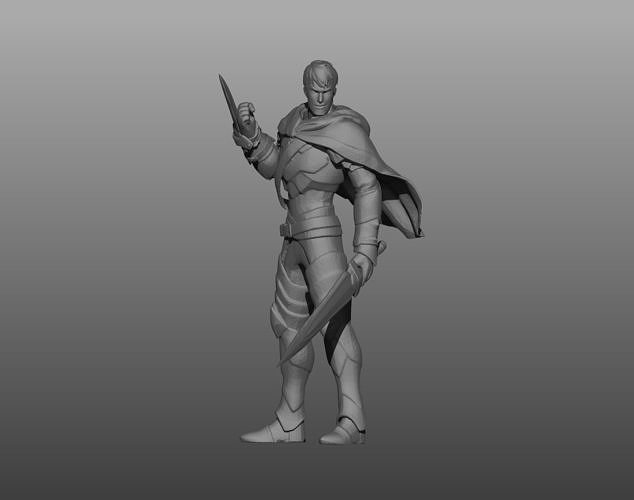 Davion the Dragon Knight dota 2  3D print model
