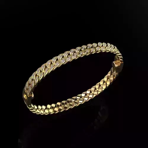 Cuban Bracelet 3D print model