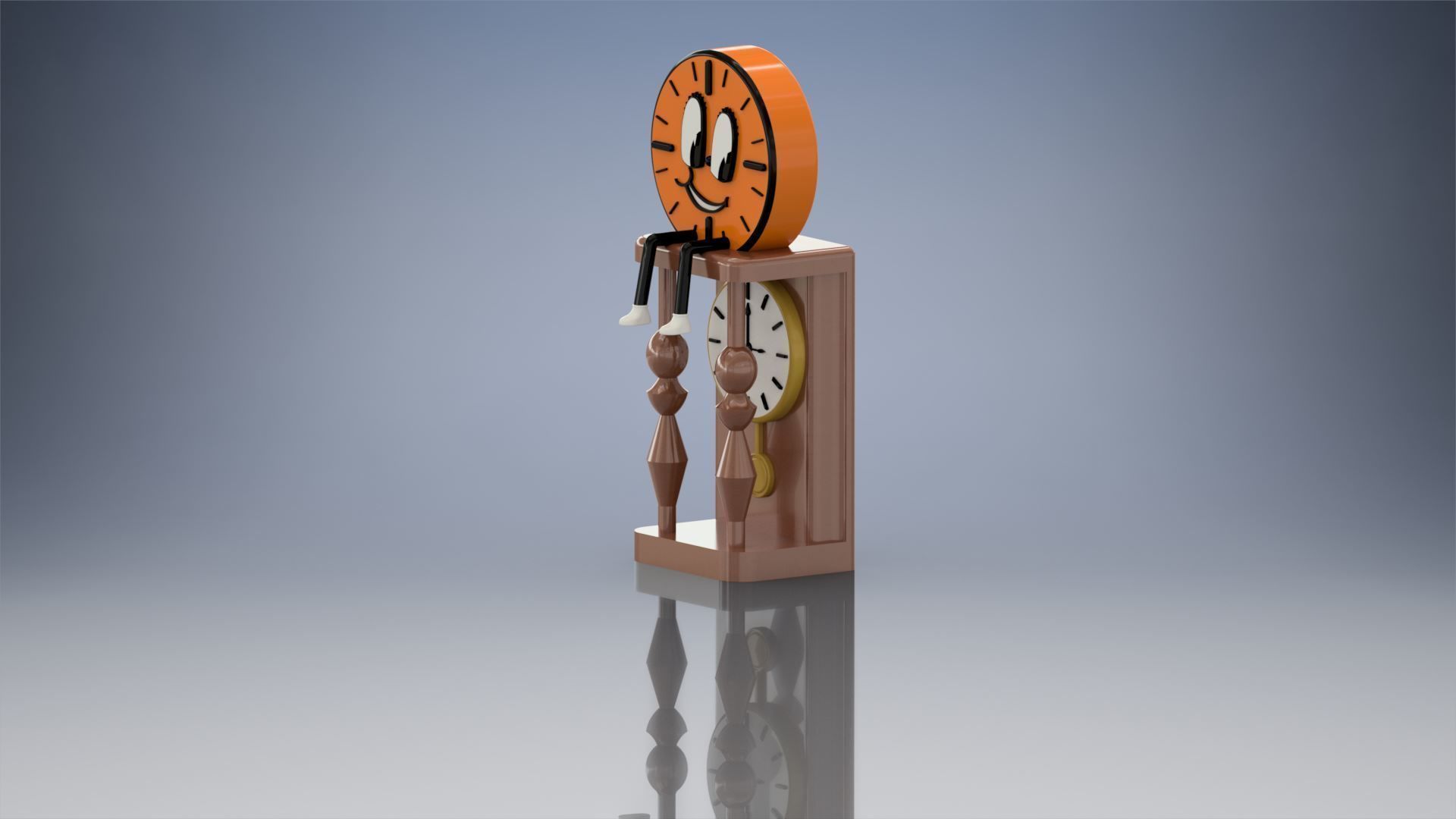 MISS MINUTE CLOCK- LOKI SERIES 3D print model_2