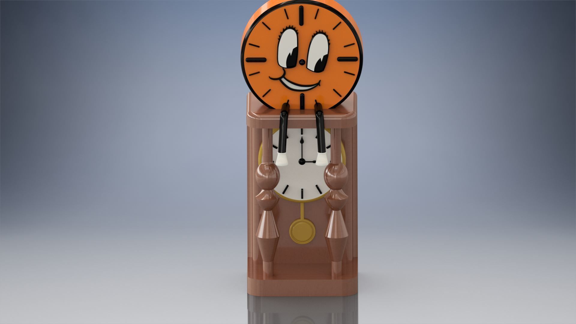 MISS MINUTE CLOCK- LOKI SERIES 3D print model_1