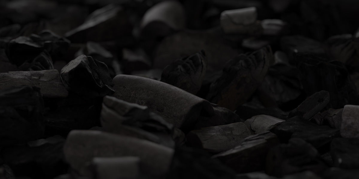 Photorealistic Charcoals Low-poly 3D model_11