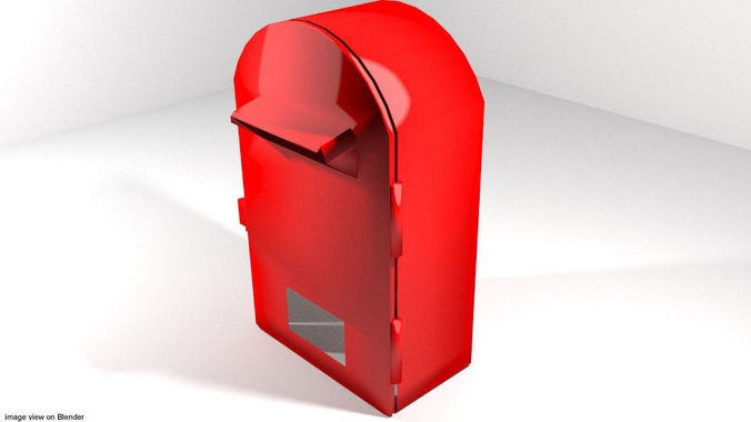 Mailbox - Type 1 3D model