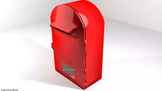Mailbox - Type 1 3D model