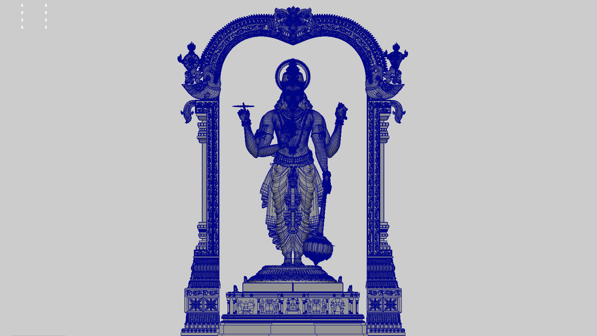 god vishnu 3D model_6