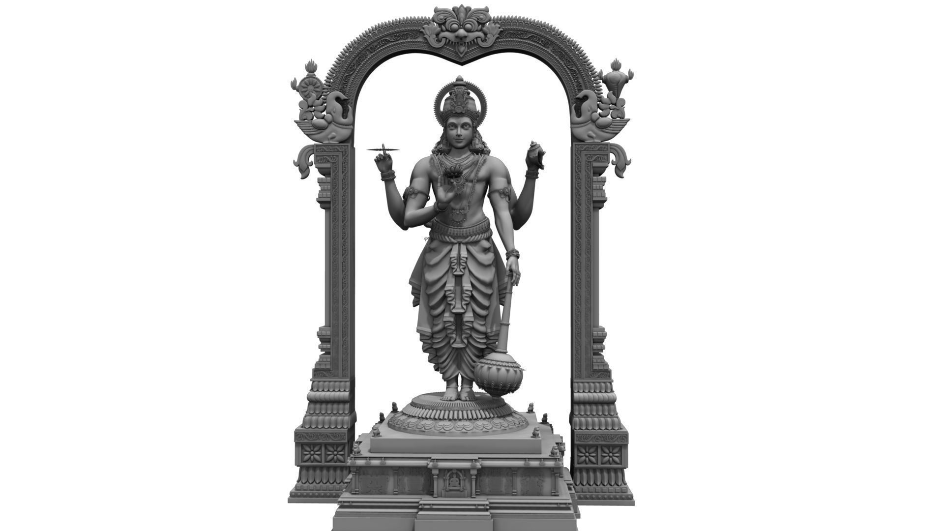 god vishnu 3D model_12