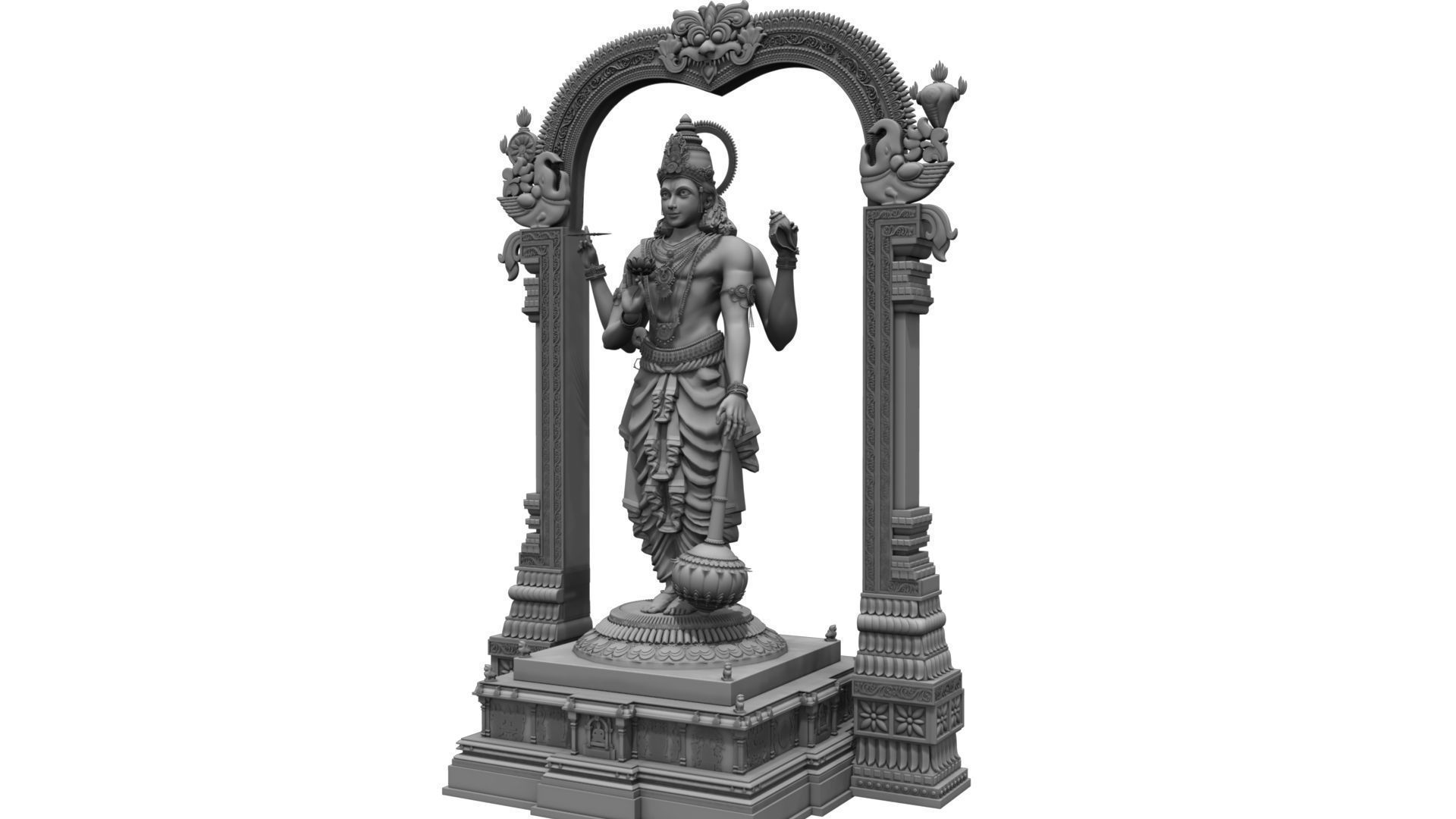god vishnu 3D model_14
