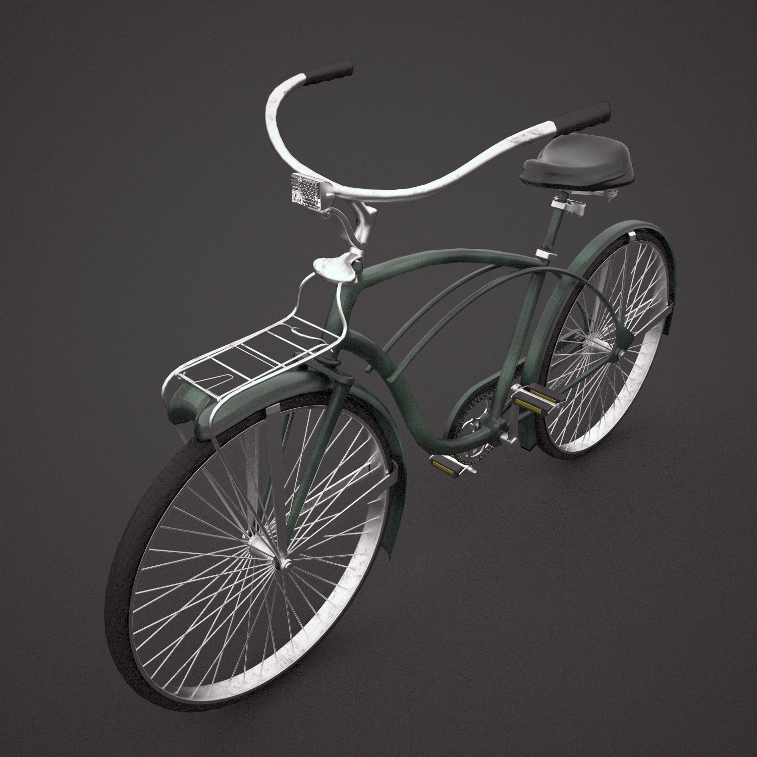 Bicycle vintage - vintage 3D model_1