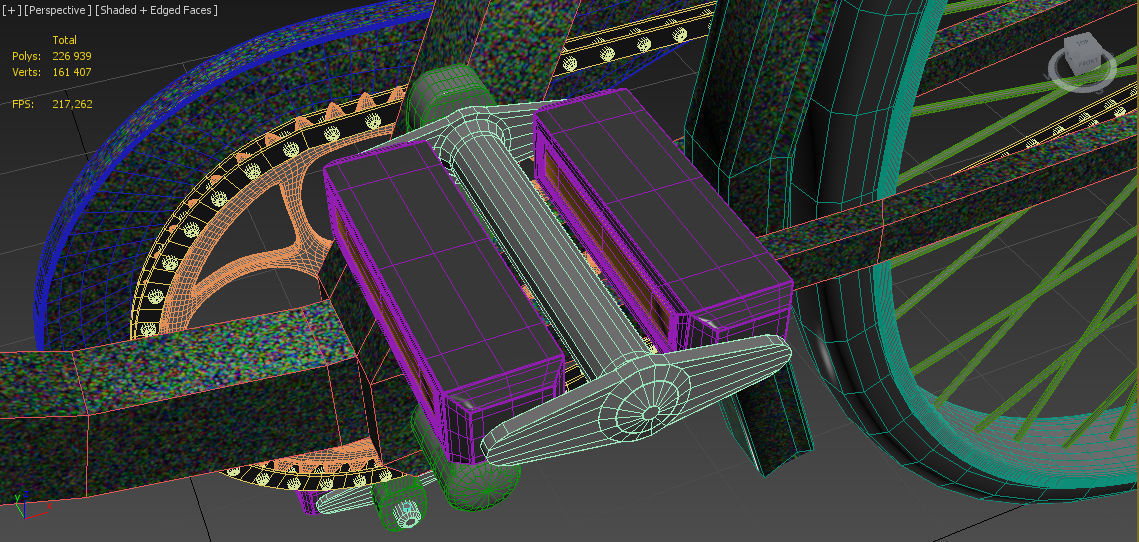 Bicycle vintage - vintage 3D model_5