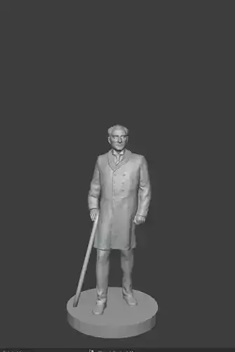 Mustafa Kemal Ataturk 3D print model