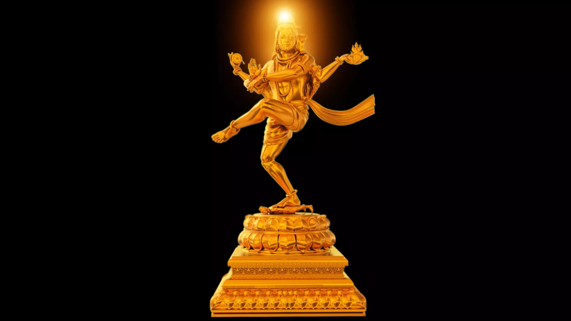 god shiva 3D model