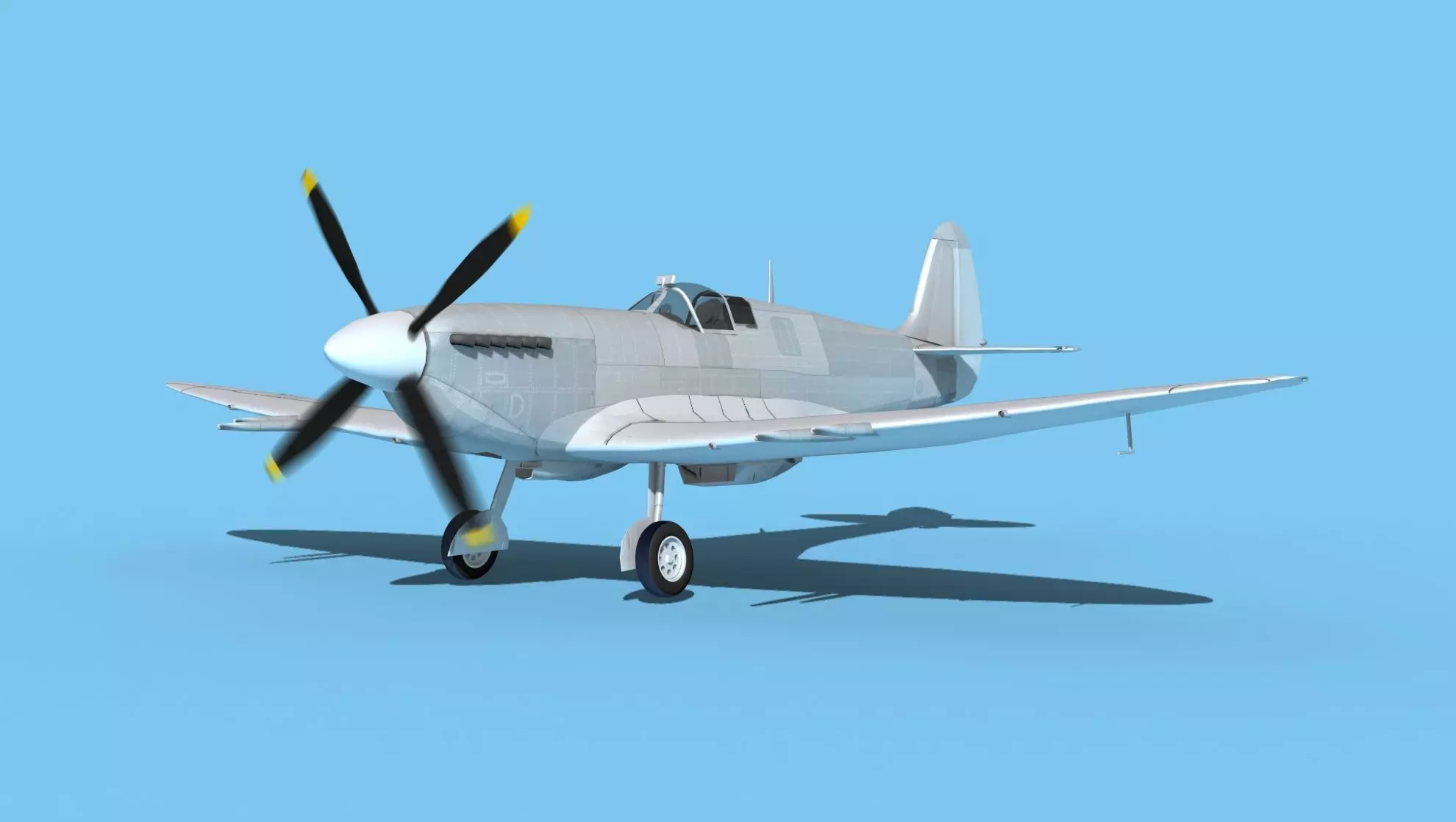Supermarine Spitfire MK XII V00 3D model_0