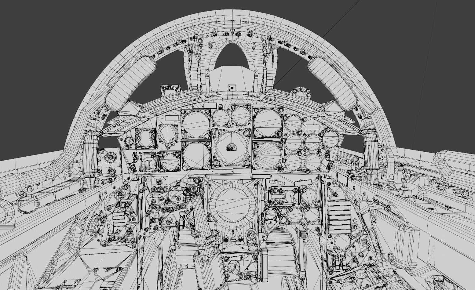 F104G starfighter fighter jet Free 3D model_11
