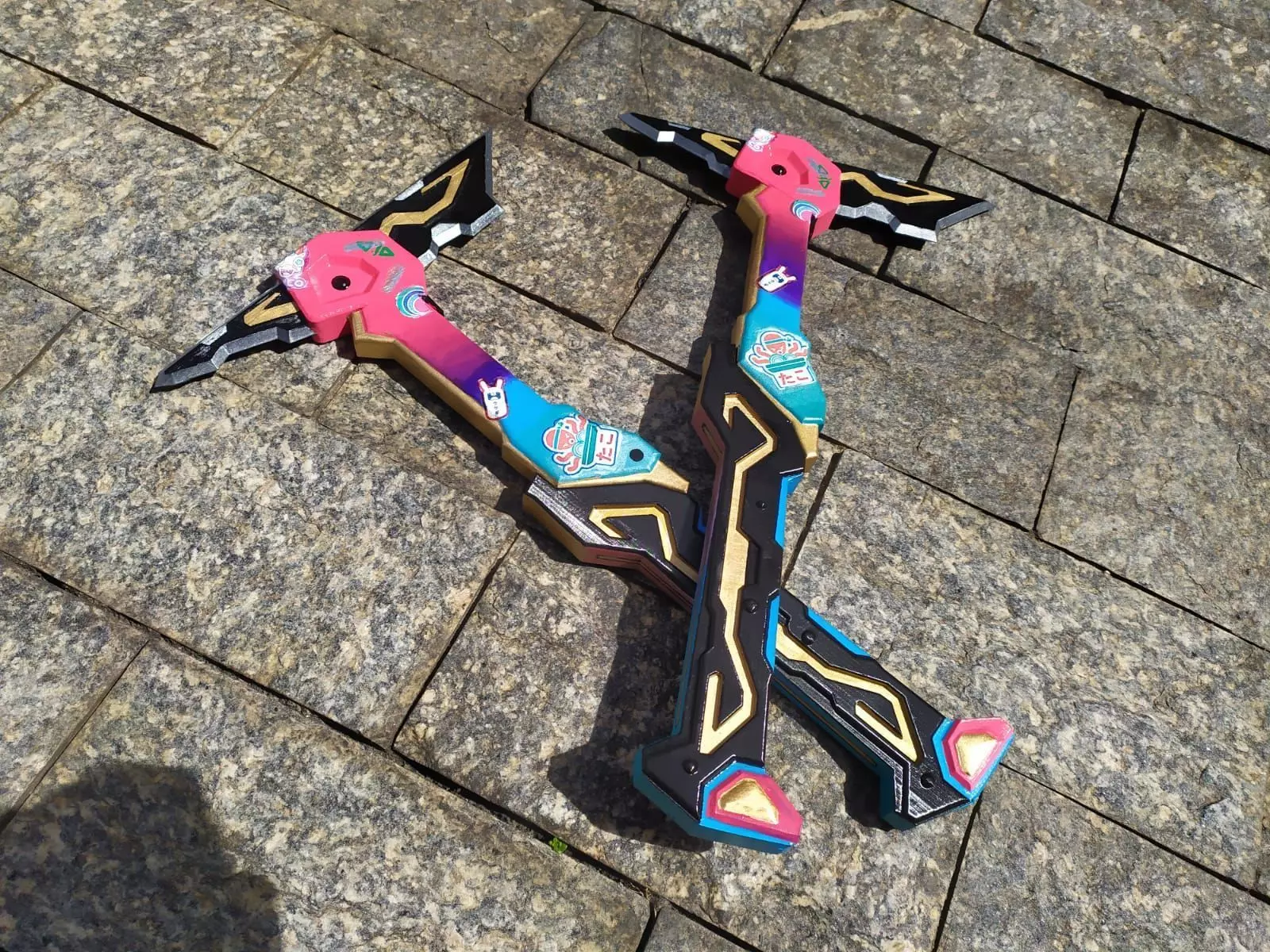 GLITCHPOP AXE 3D print model_0