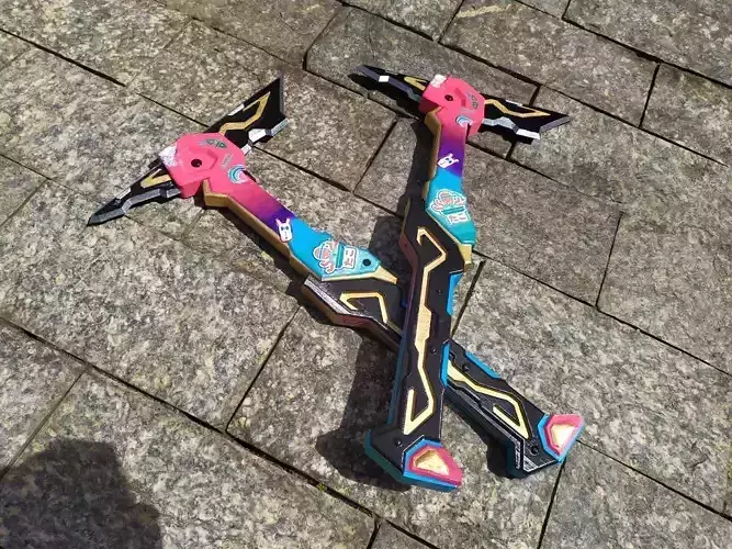 GLITCHPOP AXE 3D print model