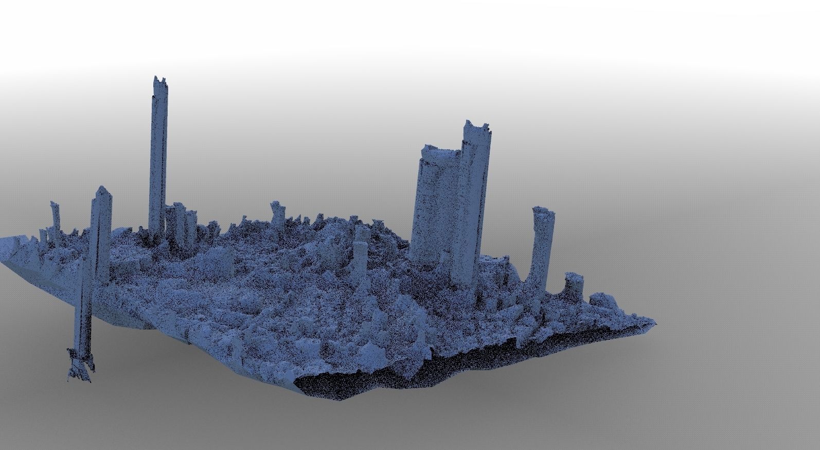 Asian City of the Future 3D model_2