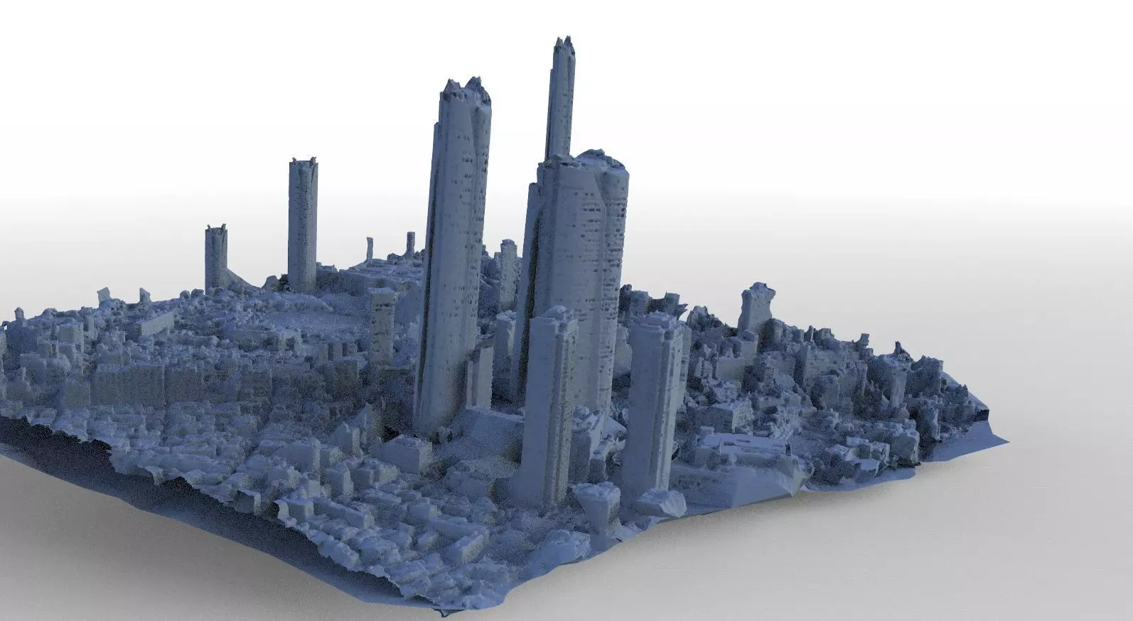 Asian City of the Future 3D model_0