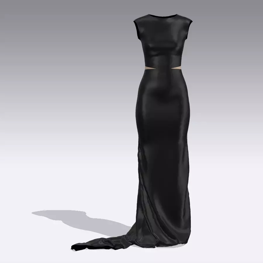 DRESS DRESS on mannequin 3D model