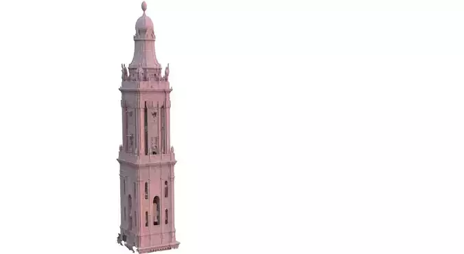 Cathedral Tower 3D model