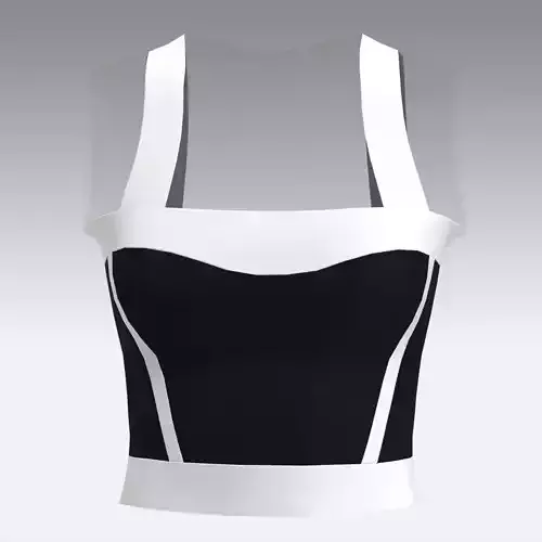 BUSTIER crop top