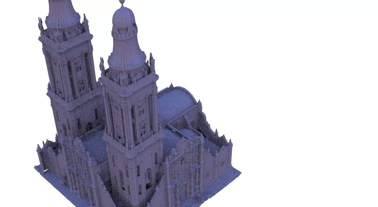 Baroque Cathedral 3D model_0