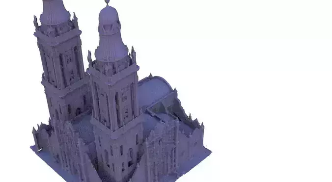 Baroque Cathedral 3D model
