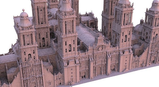 Cathedral Huge detailed 3D model