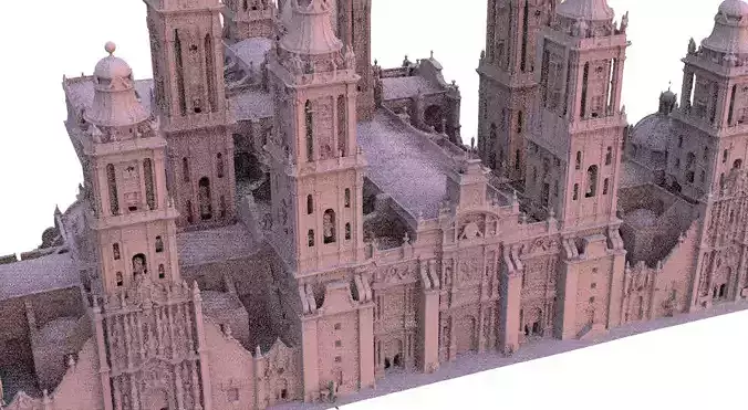 Cathedral Huge detailed 3D model