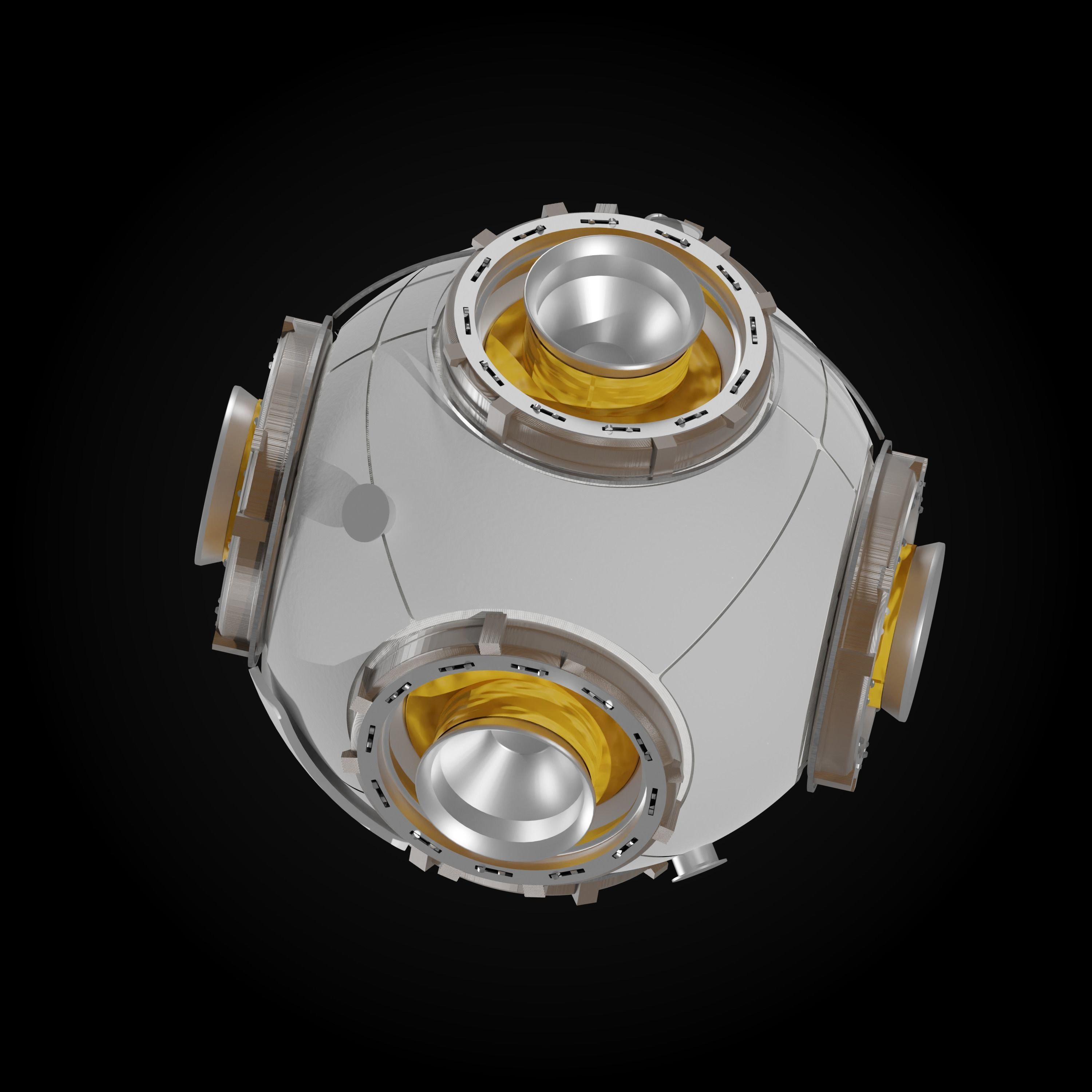 Prichal node module 3D model_1