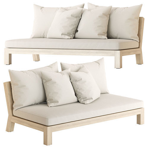 XVL MALIBU 2 SEAT SOFA 3D model