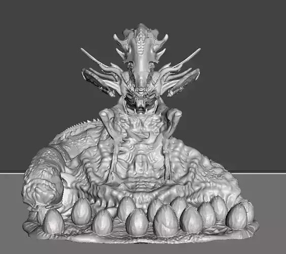 Aliens queen mother Free 3D model