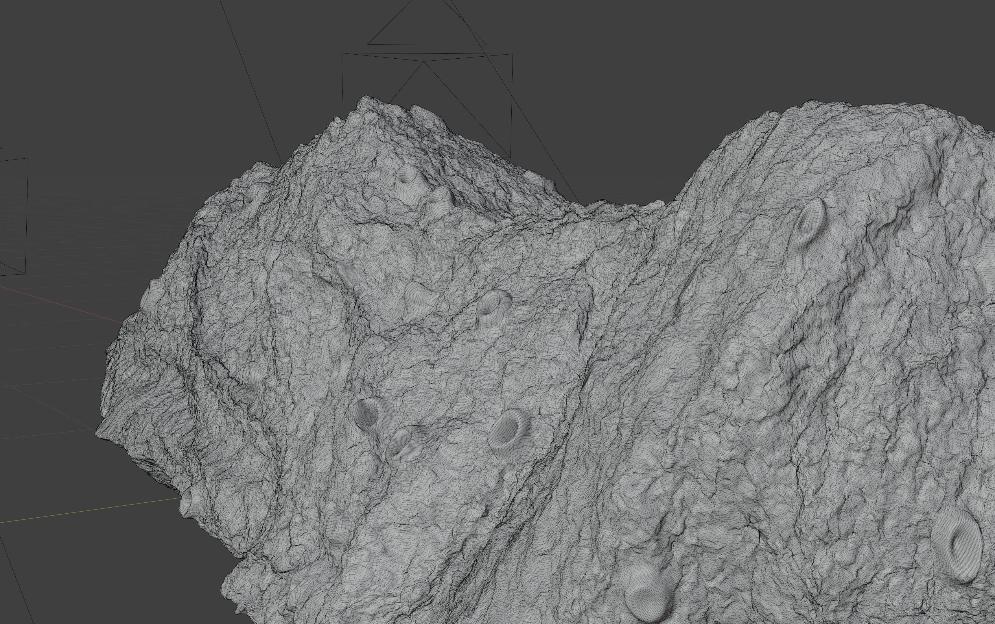 asteroid version 2 high detail 3D model_8