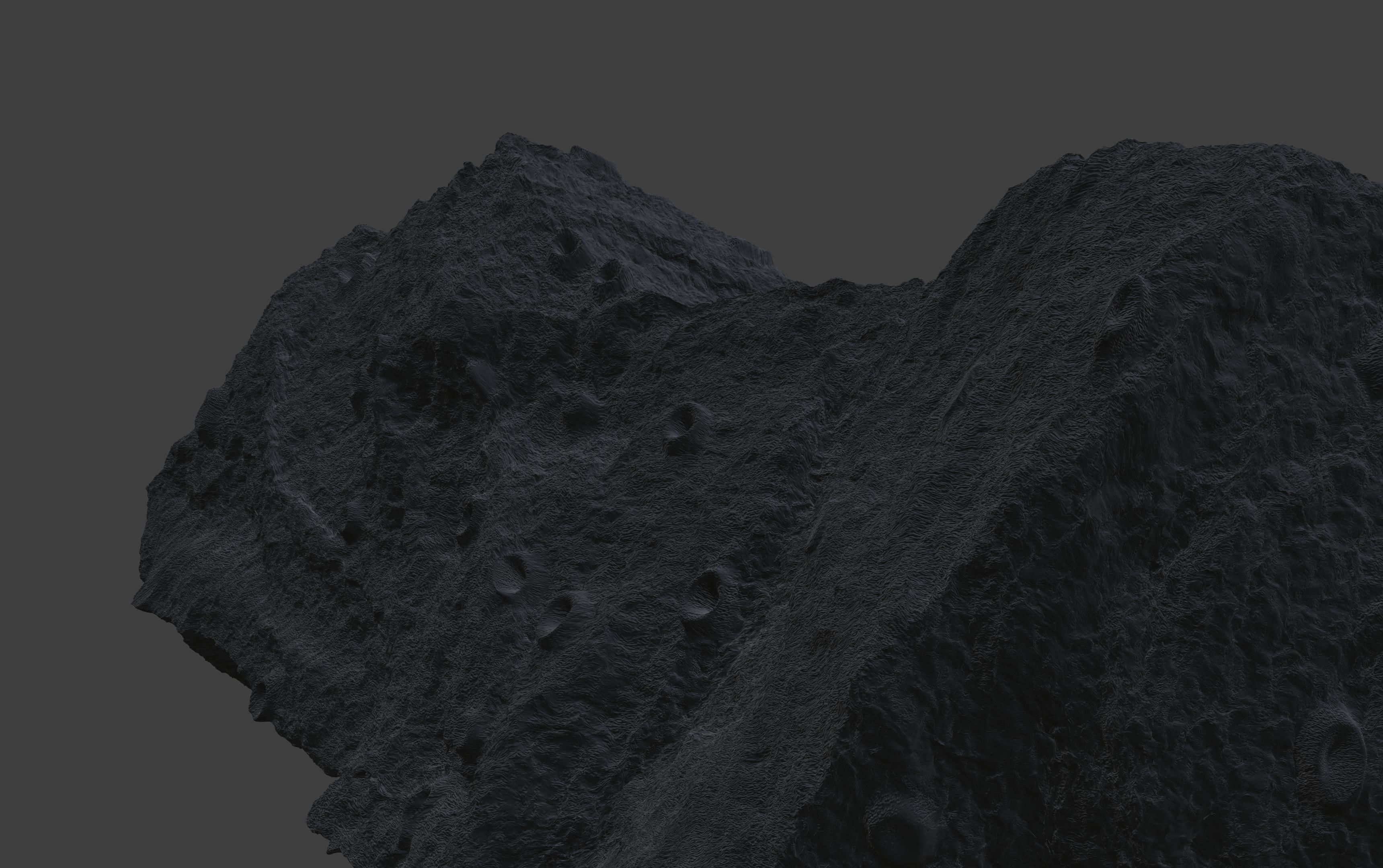 asteroid version 2 high detail 3D model_6